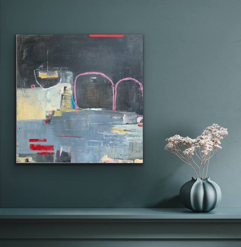 Original Abstract Expressionism Abstract Painting by Irenka Kudlicki