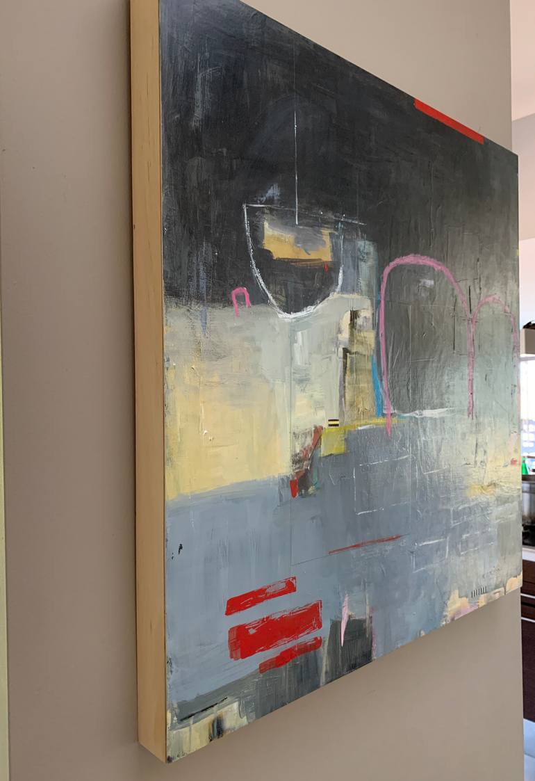 Original Abstract Expressionism Abstract Painting by Irenka Kudlicki