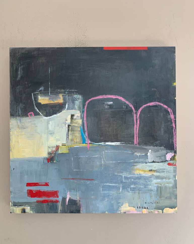 Original Abstract Expressionism Abstract Painting by Irenka Kudlicki