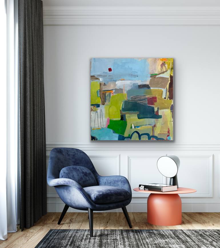 Original Abstract Expressionism Abstract Painting by Irenka Kudlicki