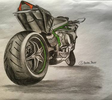 Kawasaki H2 Pencil arts thumb