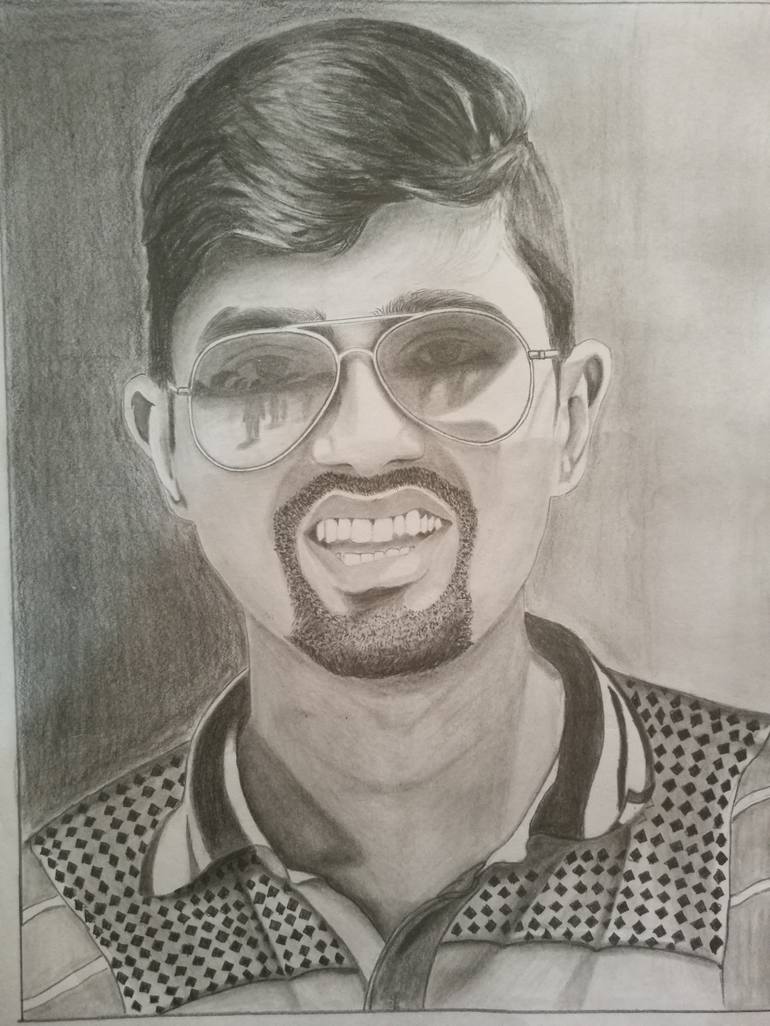 Portraits Drawing by Hitendra Pawar | Saatchi Art