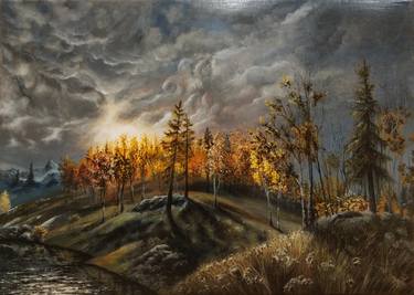 Print of Landscape Paintings by Anastasia Yakovleva