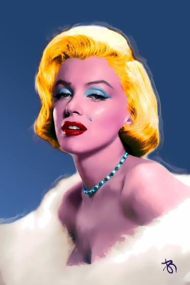 Marilyn Monroe N-27 - Large Pop art Giclée print on Canvas thumb