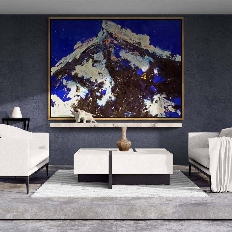 Original Abstract Expressionism Abstract Painting by Retne Art