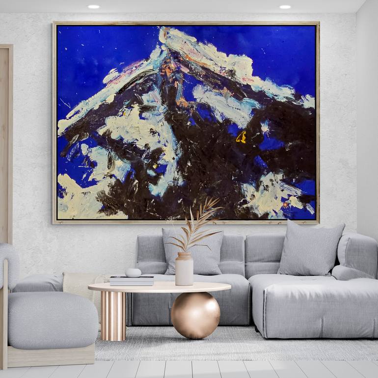 Original Abstract Expressionism Abstract Painting by Retne Art