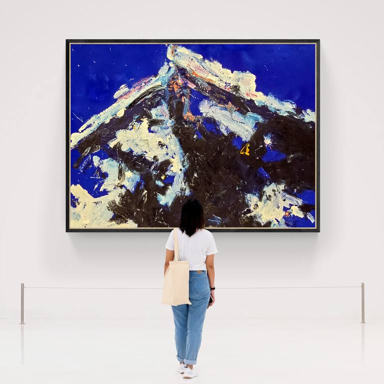 Original Abstract Expressionism Abstract Painting by Retne Art