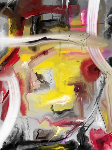 Navigation-3. Limited Edition Abstract Giclee PRINT on Paper. - Limited Edition of 11 thumb