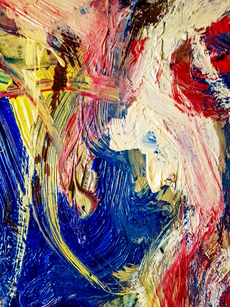 Original Abstract Expressionism Abstract Painting by Retne Art