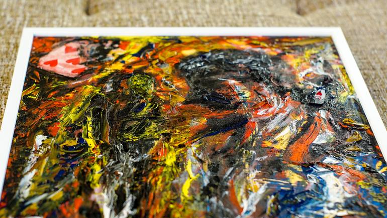 Original Abstract Expressionism Abstract Painting by Retne Art