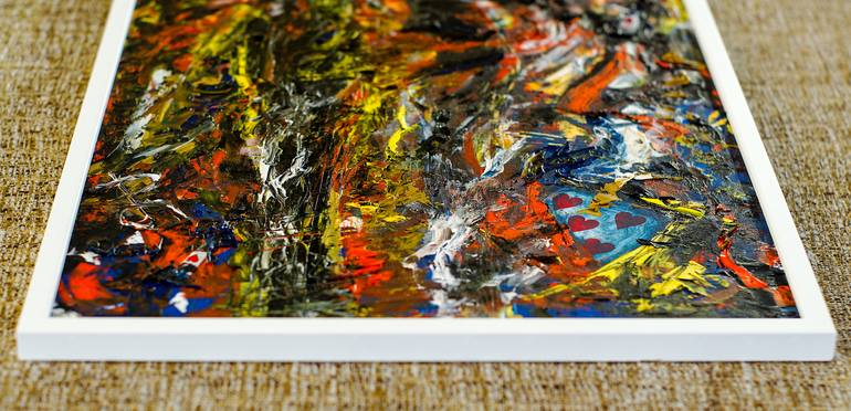 Original Abstract Expressionism Abstract Painting by Retne Art