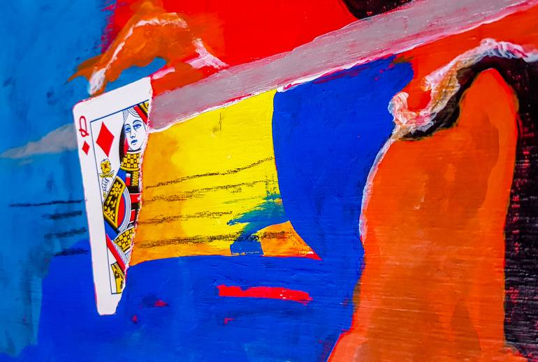 Original Abstract Expressionism Abstract Painting by Retne Art