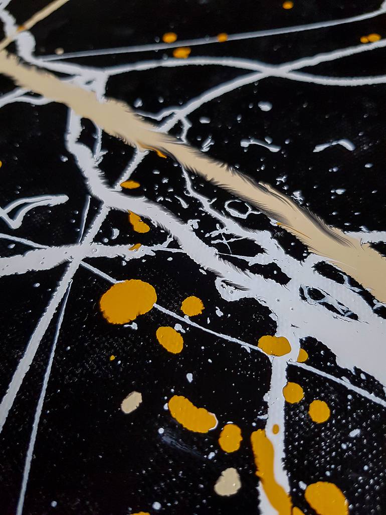 Original Abstract Expressionism Abstract Painting by Retne Art