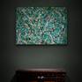 - Pagi N-17 - (W)130x(H)95 cm. Style of JACKSON POLLOCK. Abstract Expressionism Painting