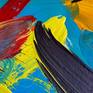 Romio - (H)102x(W)170 cm. Colorful Abstract Painting Abstract Wall Art