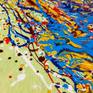 Okelon N-15 (H)158x(W)124 cm. Colorful Splash Abstract Painting