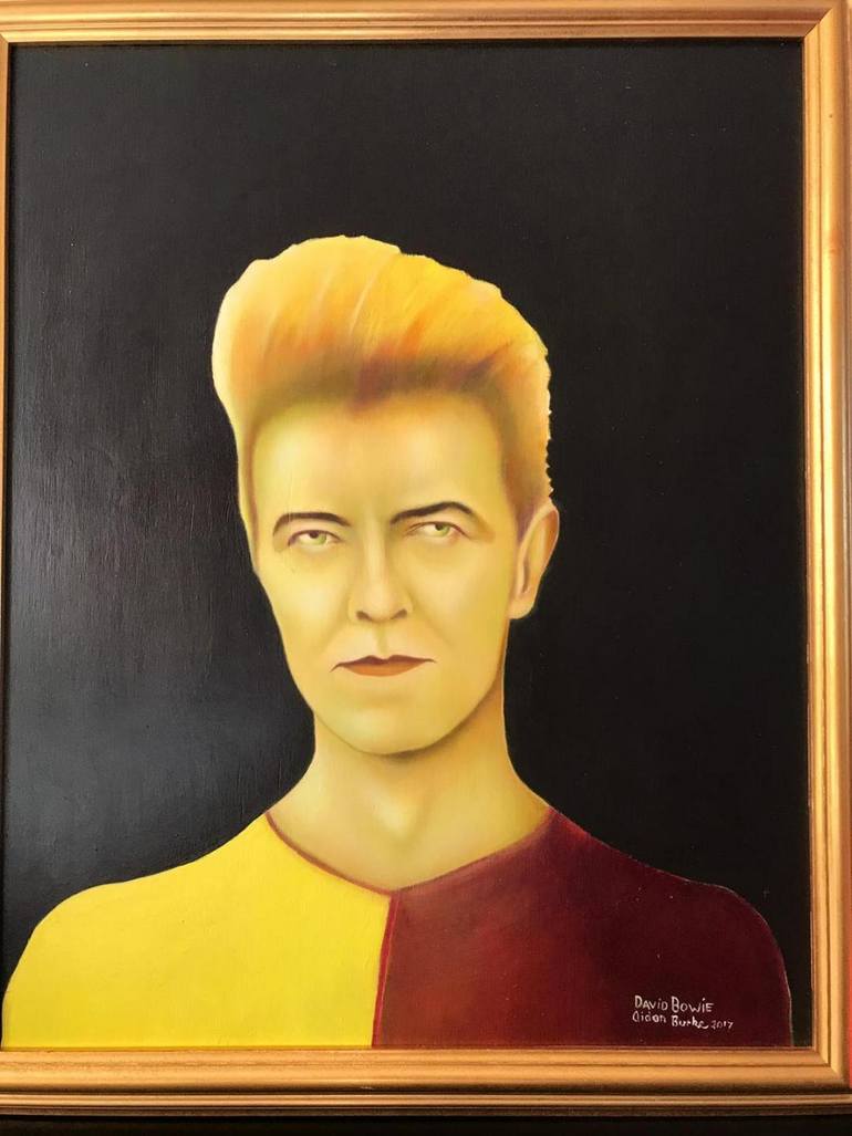 Original Conceptual Pop Culture/Celebrity Painting by Aidan Burke