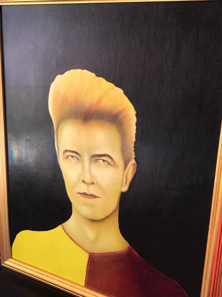 Original Conceptual Pop Culture/Celebrity Painting by Aidan Burke