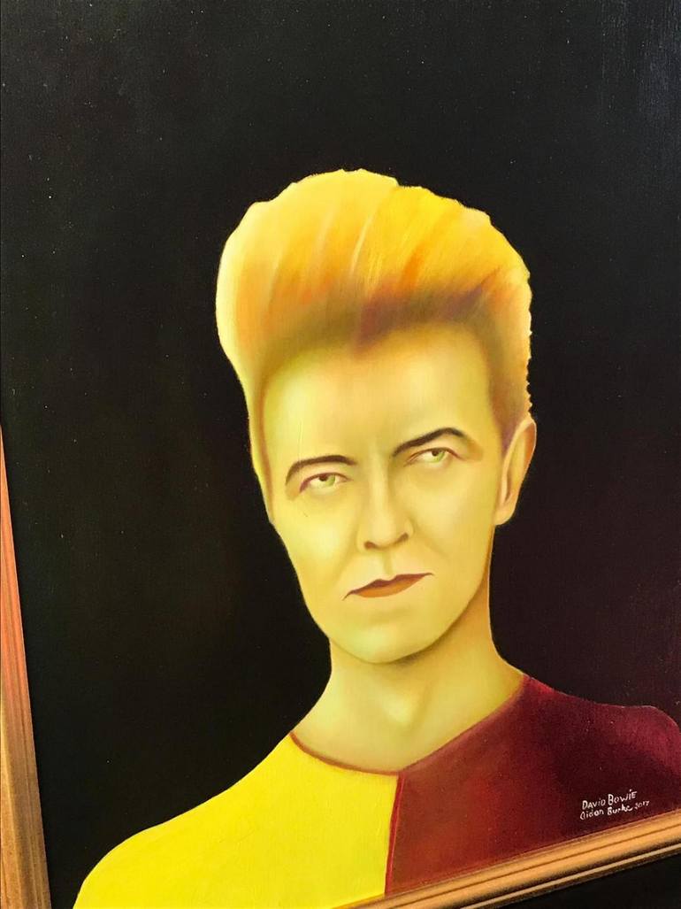 Original Conceptual Pop Culture/Celebrity Painting by Aidan Burke