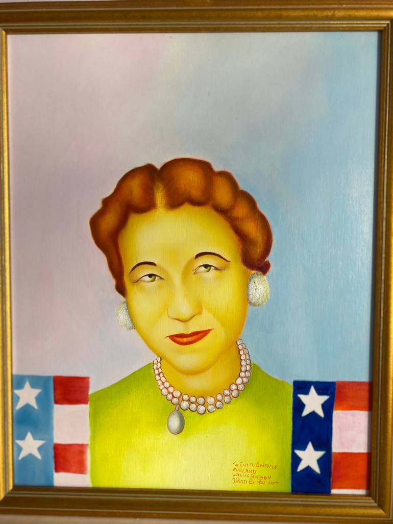 Original Conceptual Pop Culture/Celebrity Painting by Aidan Burke