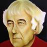 The poem BlackBerry-picking by Seamus Heaney inspired me to paint this image of the poet.The emotive simplicity of the poem struck a chord in my heart and compelled me to create a simple painting in oils. Hopefully viewers will share the thought and realise the great poetry he wrote. Poems that reconnect us with nature the earth and the value of actions that tackle climate change.The colour scheme compliments the simplicity of the poem.