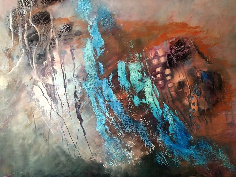 Original Abstract Painting by Ludmila Budanov