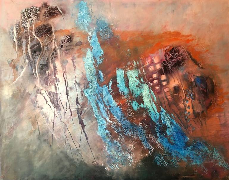 Original Abstract Painting by Ludmila Budanov