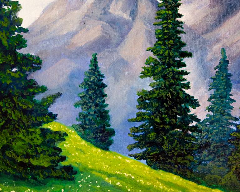 絵画 Mountain Landscape Mountain landscape Painting by Iryna Mykhailenko | Saatchi