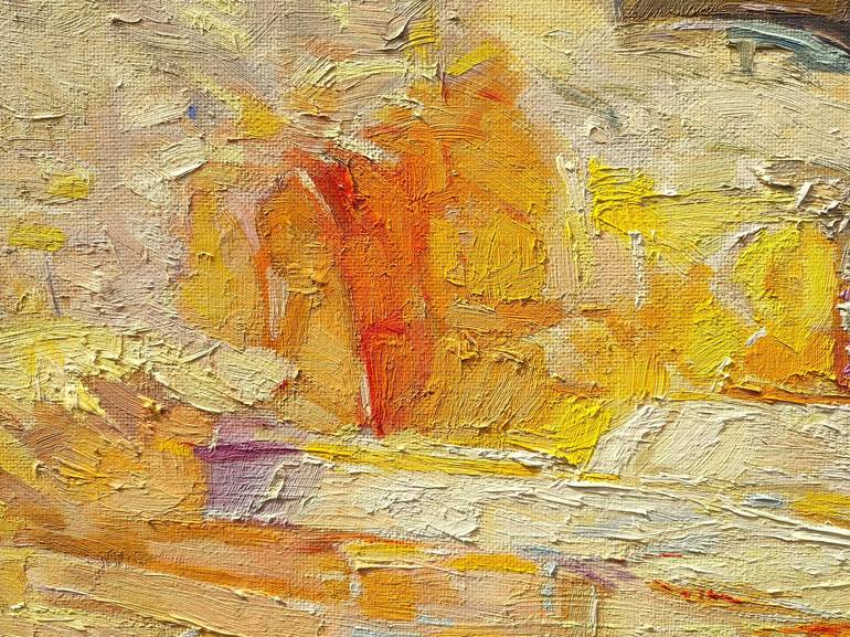 Original Impressionism Abstract Painting by Mykyta   Didyk Olga