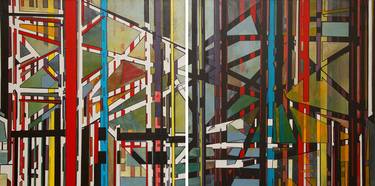 Original Cubism Abstract Paintings by Iryna Shche