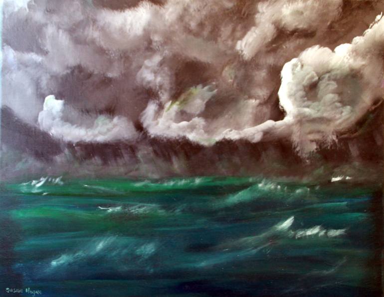 The Gathering Storm Painting by Susan Hogan Saatchi Art