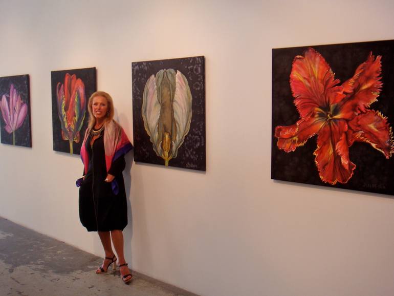Original Expressionism Botanic Painting by Gabriella Di Xx Miglia