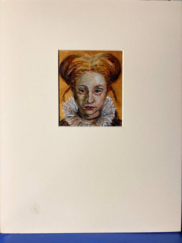 Original Figurative People Painting by Gabriella Di Xx Miglia