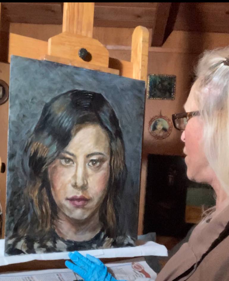 Original Figurative Pop Culture/Celebrity Painting by Gabriella Di Xx Miglia