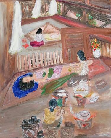 Print of Impressionism Health & Beauty Paintings by Wanida Rangcakanok
