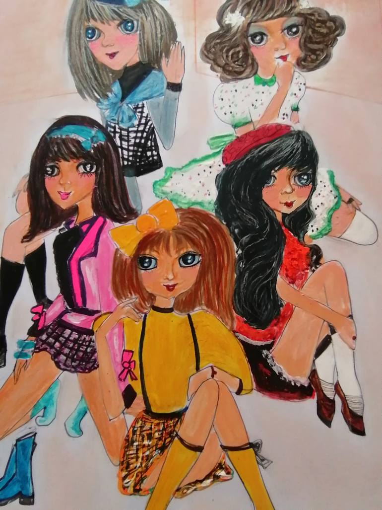 Original Illustration Fantasy Painting by Wanida Rangcakanok