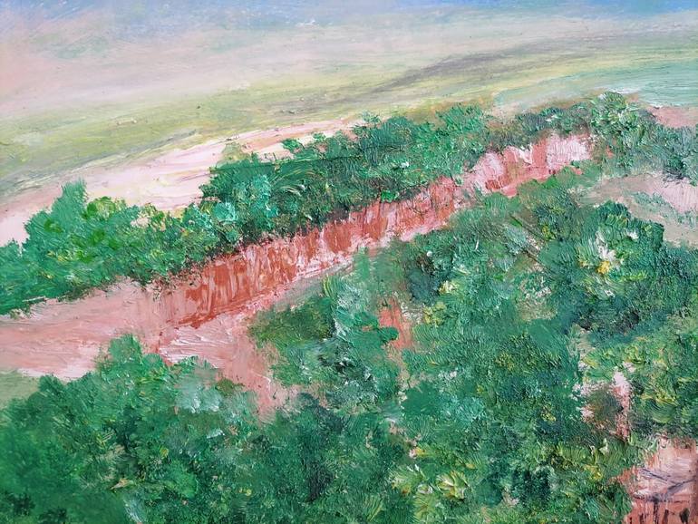 Original Expressionism Abstract Painting by Wanida Rangcakanok