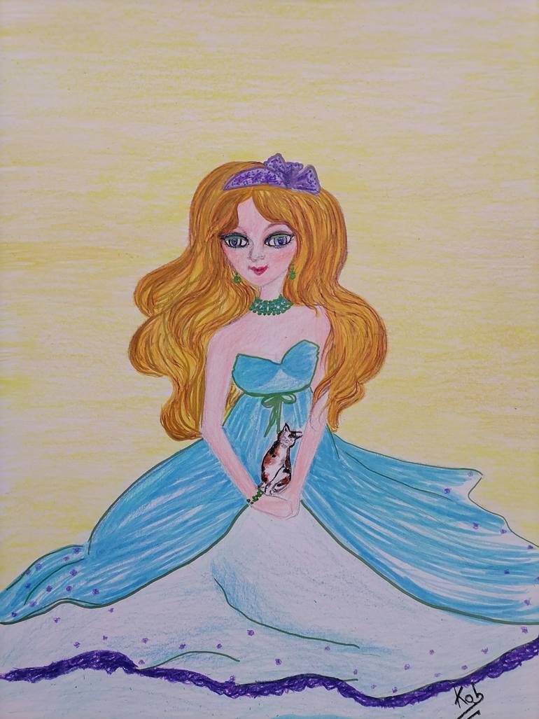 Original Contemporary Fantasy Drawing by Wanida Rangcakanok