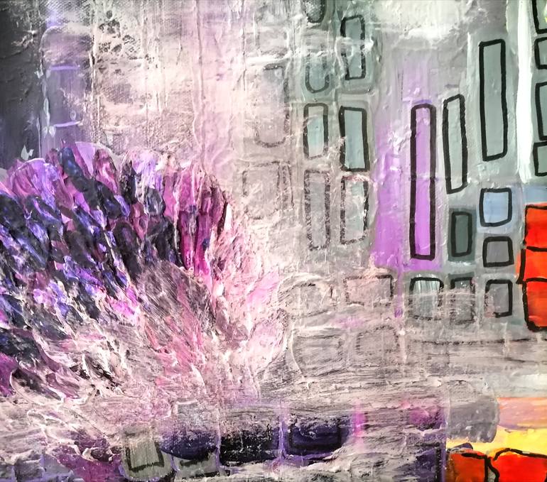 Original Expressionism Still Life Painting by Wanida Rangcakanok