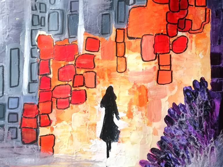 Original Expressionism Still Life Painting by Wanida Rangcakanok