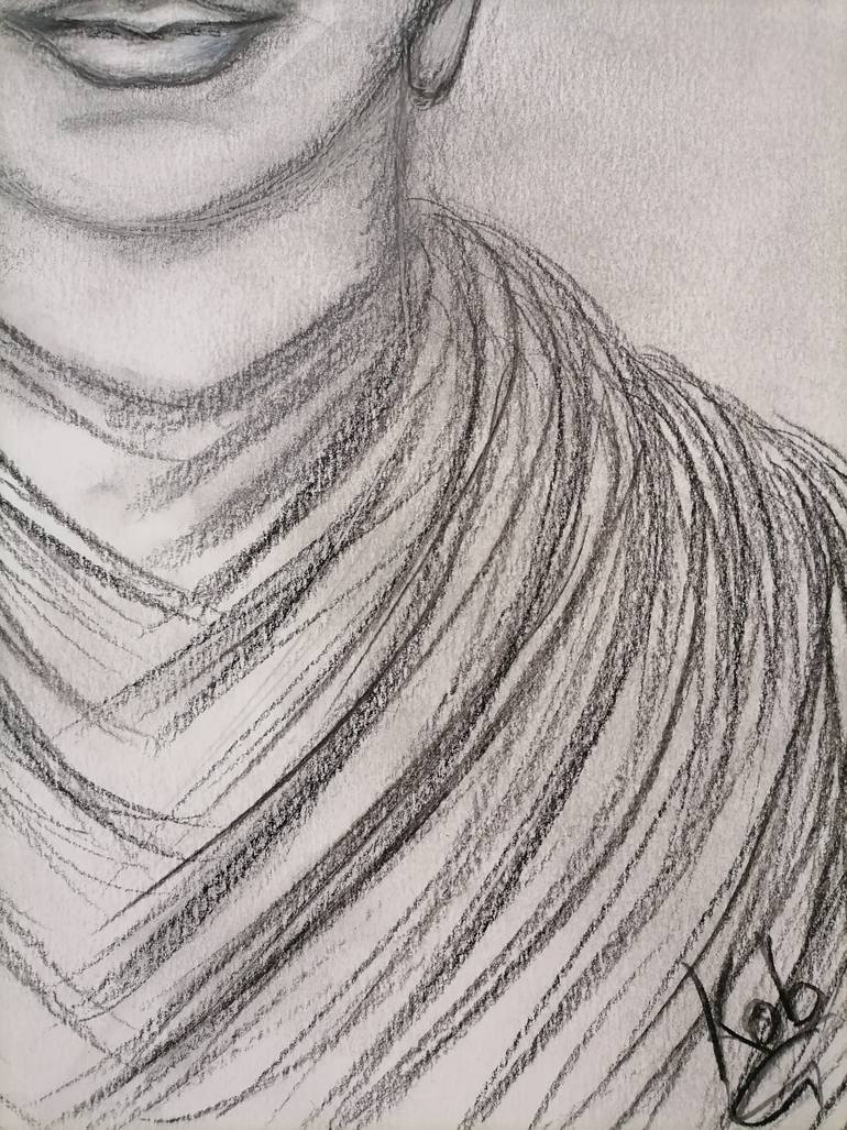 Original Contemporary People Drawing by Wanida Rangcakanok