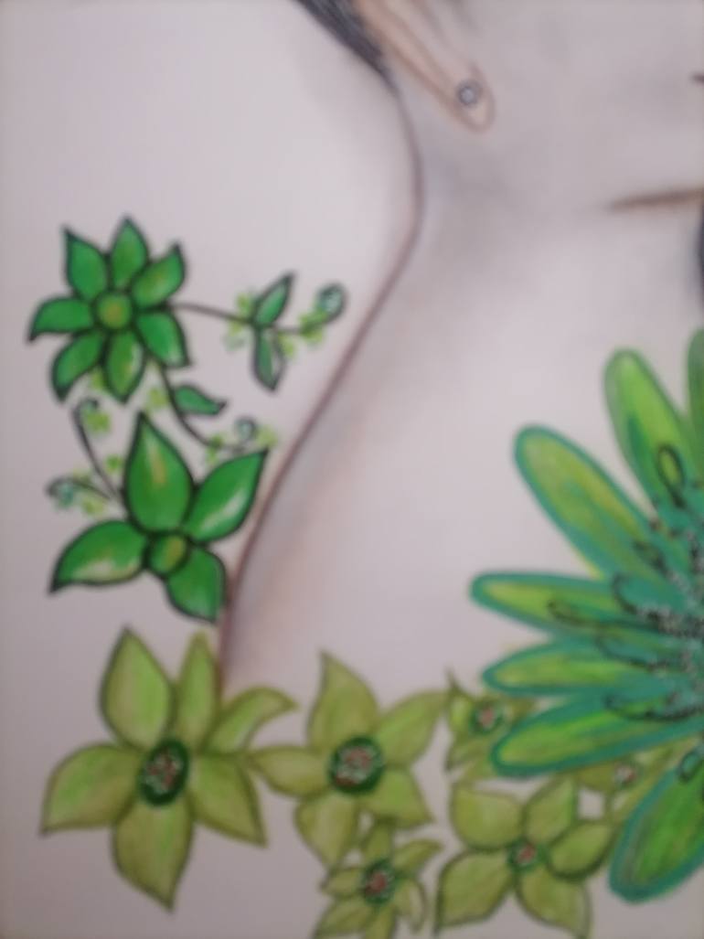 Original Modernism Women Drawing by Wanida Rangcakanok