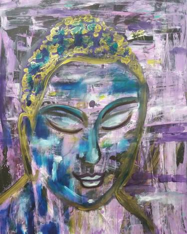 Original Expressionism Religion Paintings by Wanida Rangcakanok