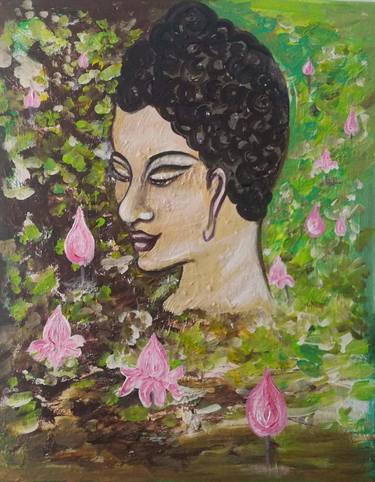 Original Expressionism Culture Paintings by Wanida Rangcakanok