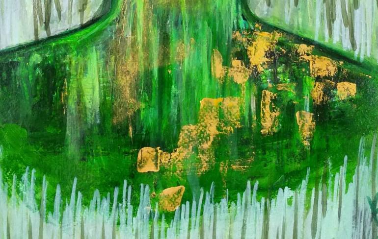 Original Impressionism Religion Painting by Wanida Rangcakanok