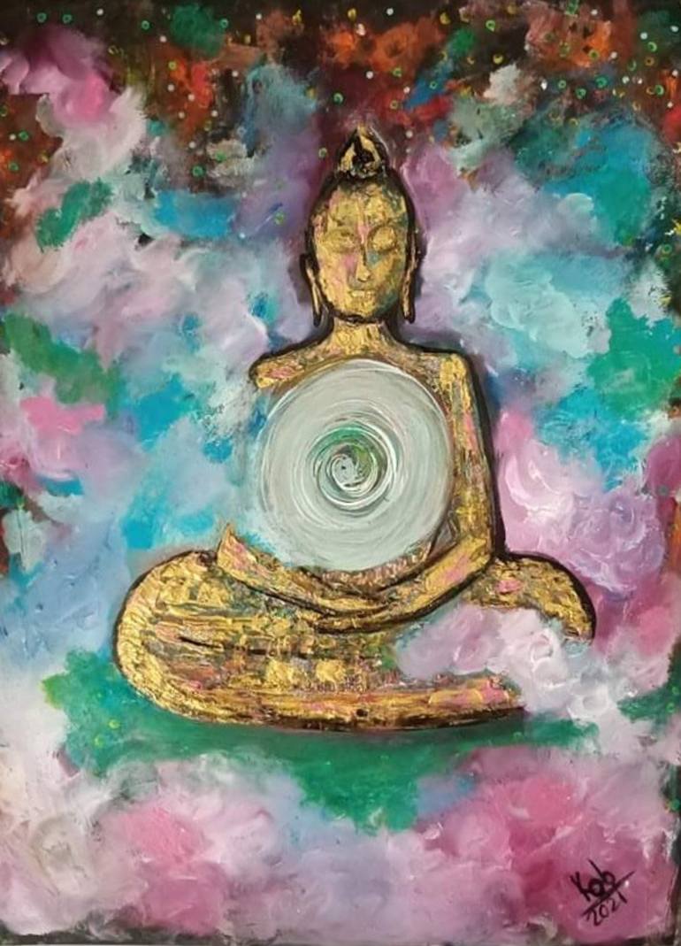Original Expressionism Religion Paintings by Wanida Rangcakanok
