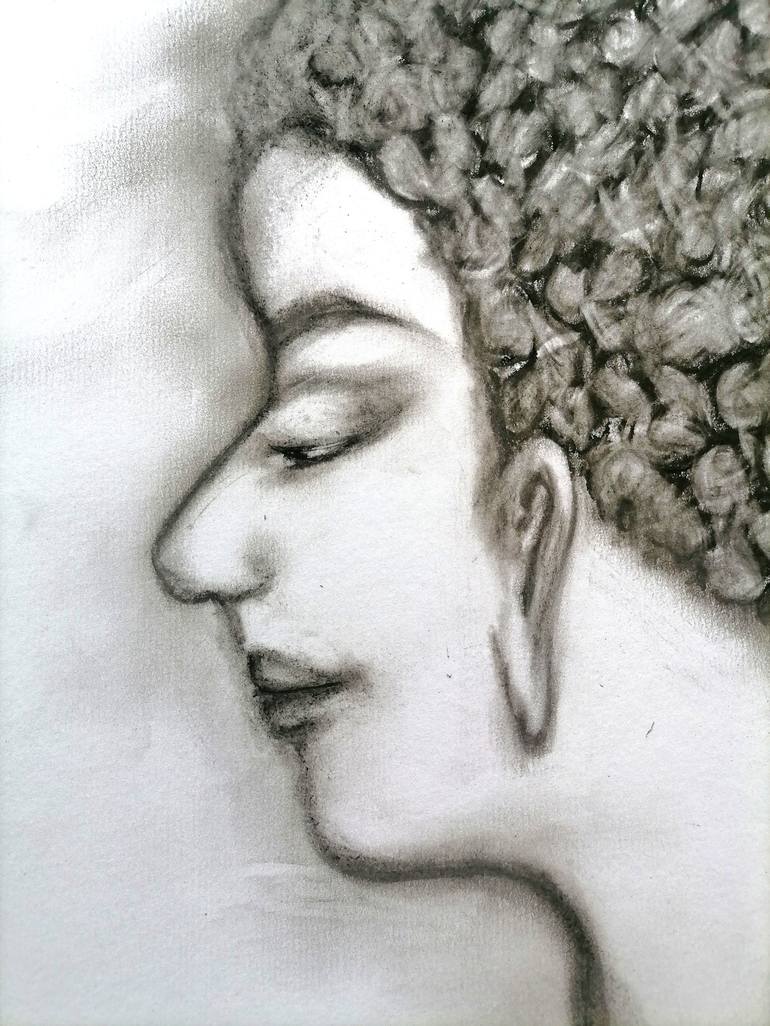 Original Contemporary Portrait Drawing by Wanida Rangcakanok