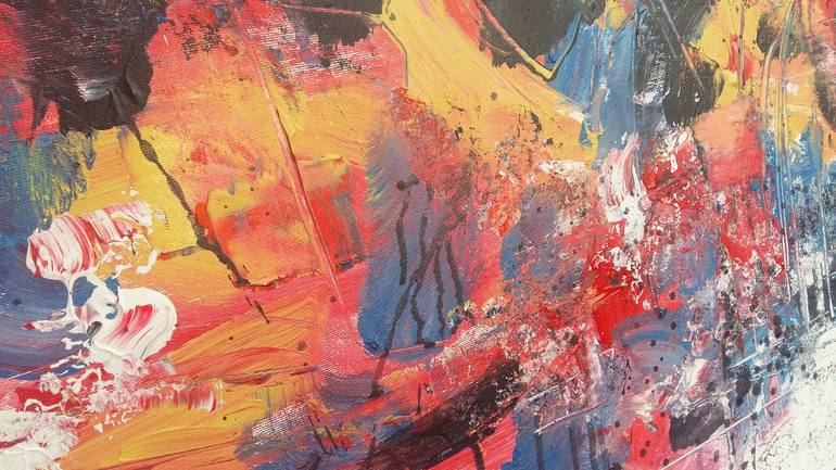 Original Abstract Expressionism Abstract Painting by Abbie Bey