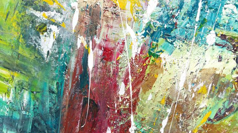 Original Abstract Expressionism Abstract Painting by Abbie Bey