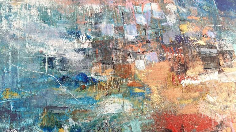 Original Abstract Expressionism Abstract Painting by Abbie Bey